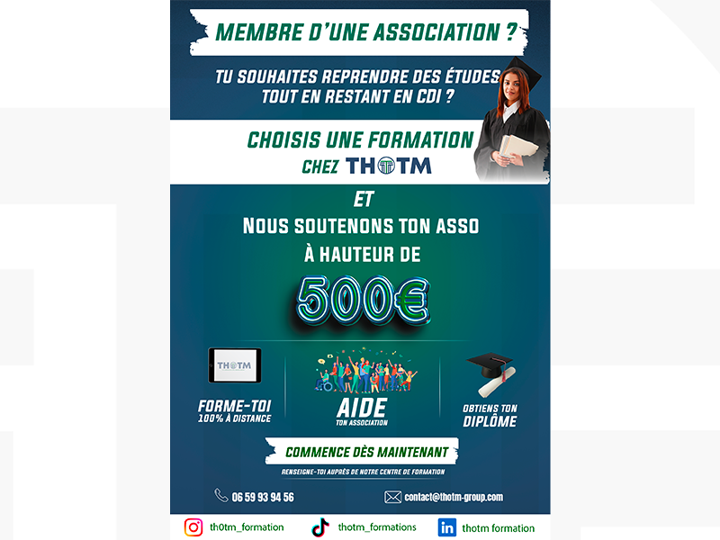 Mentoris/THOTM : une formation en alternance qui soutient aussi les associations locales